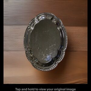 ❌SOLD❌Shelton Ware NYC Elegant embossed oval Tray